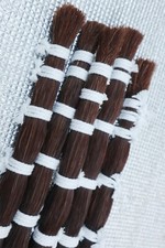 250g Brown Long Horse tail Hair Real Horsetail Hairs 92cm Chestnut,no ship to US