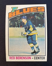 Red Berenson 1976 Topps #236 NM-MT Blues