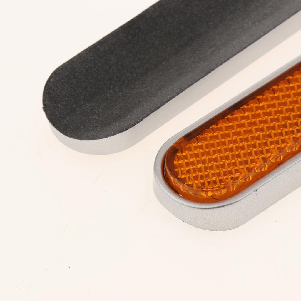 Motorcycle Side Reflector Fits, Pair Front Fork Leg Reflectors Side eBay