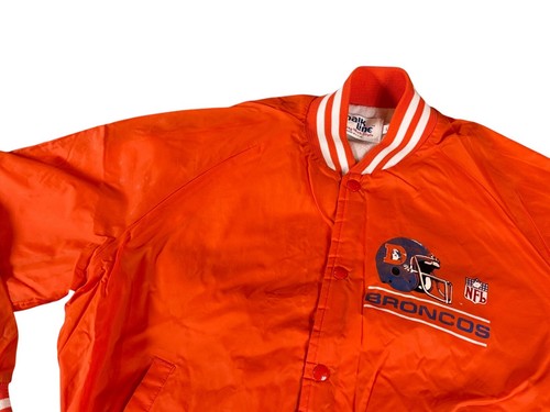 Vintage 80s Chalk Line Denver Broncos Varsity Jacket - Size Large - Bild 5 von 10