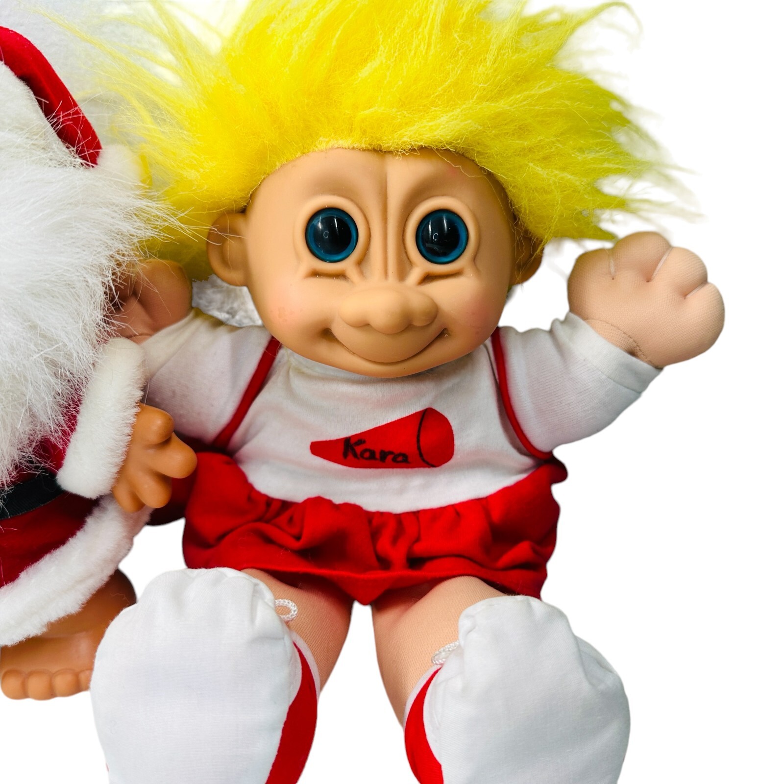 Vintage Troll Russ Dolls Pink Sailor Joy Cheerleader 11