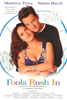 Fools Rush In Matthew Perry, Salma Hayek Movie Poster Print 17 X 12