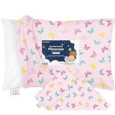 Toddler Pillowcase for 13X18 Pillow - Organic Toddler Standard 13x18 Flutter