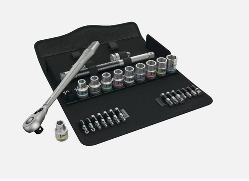 Wera Zyklop Knarren-Sets – 1/4", 3/8", 1/2" Antrieb, metrisch, 27–29-teilig - Bild 7 von 13