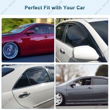 For 2007-2011 Toyota Camry Jdm 3d Wavy Mugen Style Window Visor Sun Rain -us