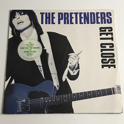 The Pretenders - Get Close LP Vinyl Record (GER) - 240 976-1 EX/VG+