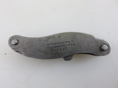 Brown & Sharpe 630 Thread Screw Pitch Gauge Gage 9-40 22 Blades Made In USA