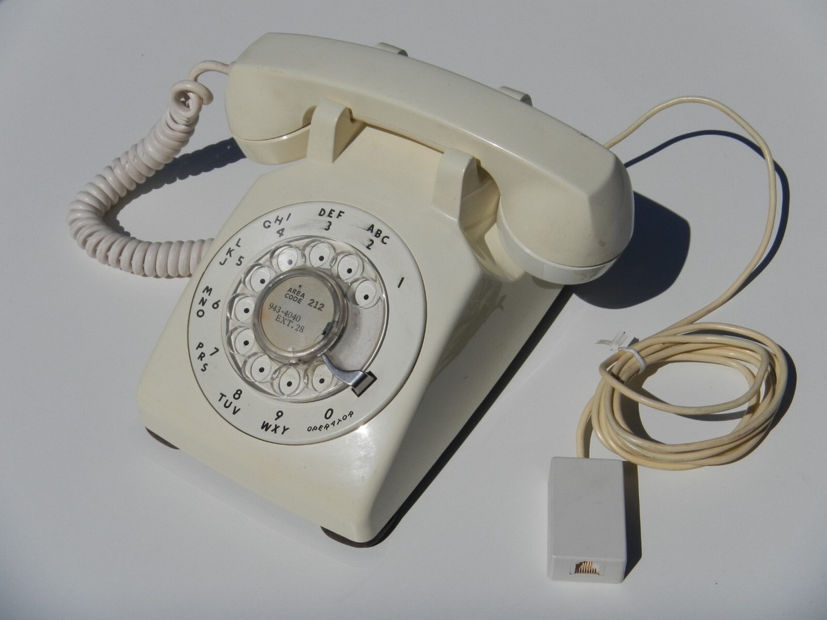 Vintage Bell System Rotary Dial Desk Telephone from the Twin