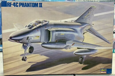 Vintage Hasegawa RF-4C Phantom II Model Kit Scale 1/72 Made in