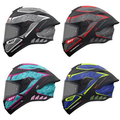 MT Targo S Surt Full Face Motorcycle Helmet Sport Touring Race Style Bike  Lid