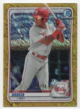 2020 Bowman Chrome Prospects LUIS GARCIA #BCP-199 Gold Shimmer Refractor /50