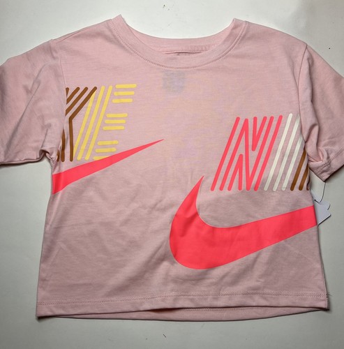 Youth Girls Nike 2 Piece Set Shirt Bike Shorts Size 6X Large NWT - Picture 2 of 5