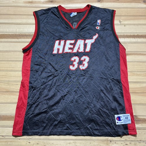 Maglia NBA Miami Heat Alonzo Mourning Champion vintage anni 90 taglia 48
