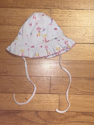 NWOT Kissy Kissy Mermaid Ruffle Hat Size Small 0-3-6 Months