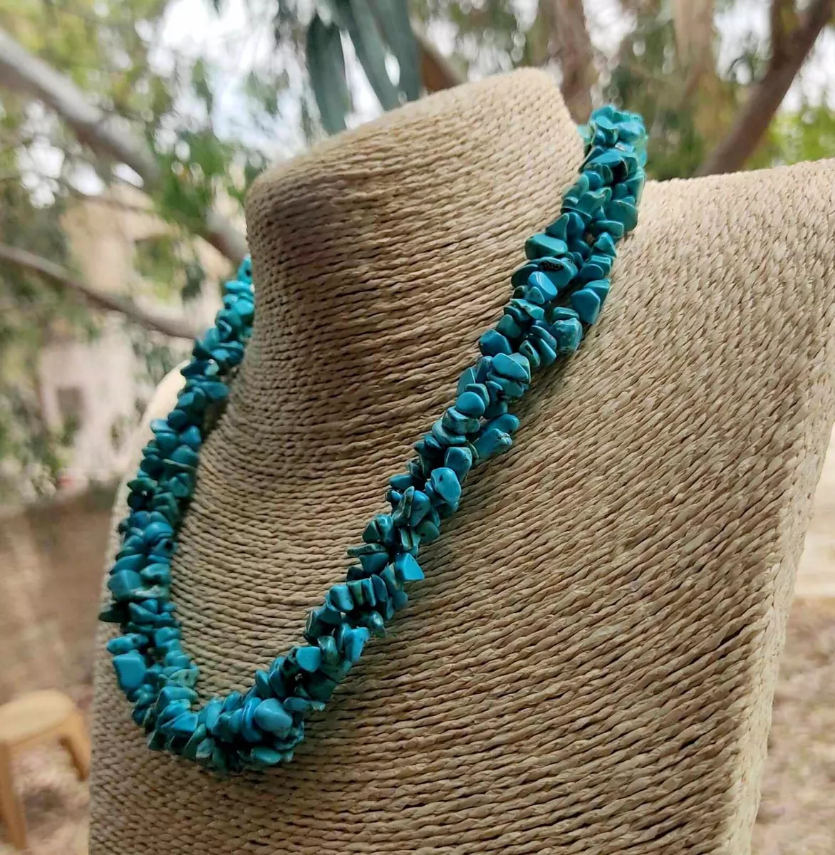 Small turquoise necklace deals