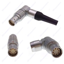 Right-Angle FHJ FGJ 2B 8 pin Plug Female for ARRI Camera mini mini AMIRA plug