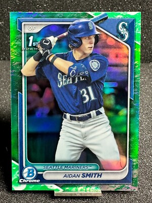 2024 Bowman AIDAN SMITH 1st Bowman Lunar Glow Refractor #BCP-45  FREE SHIPPING