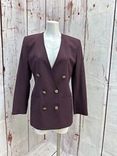 Nwt Vintage Saville Suit Purple Jacket Size 4 Tcc