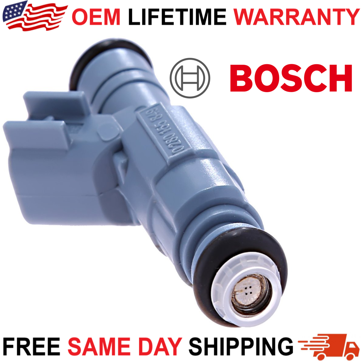 Brand NEW BOSCH HP UPGRADE 8 Pieces Fuel Injectors for 1999 Ford