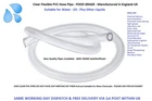 4mm  1 MTRS CLEAR PVC FLEXIBLE TUBING PLASTIC HOSE TUBE SCREEN WASHER PIPE WATER