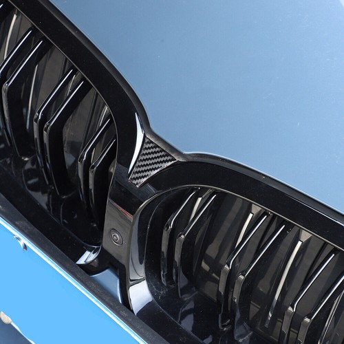 Carbon Fiber Front Grille Insert Mesh Partition Cover For BMW 8 Series G14 2019+ - Picture 4 of 12
