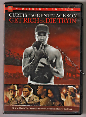 Get Rich or Die Tryin - Curtis ''50 Cent'' Jackson (2006 DVD Widescreen) Good