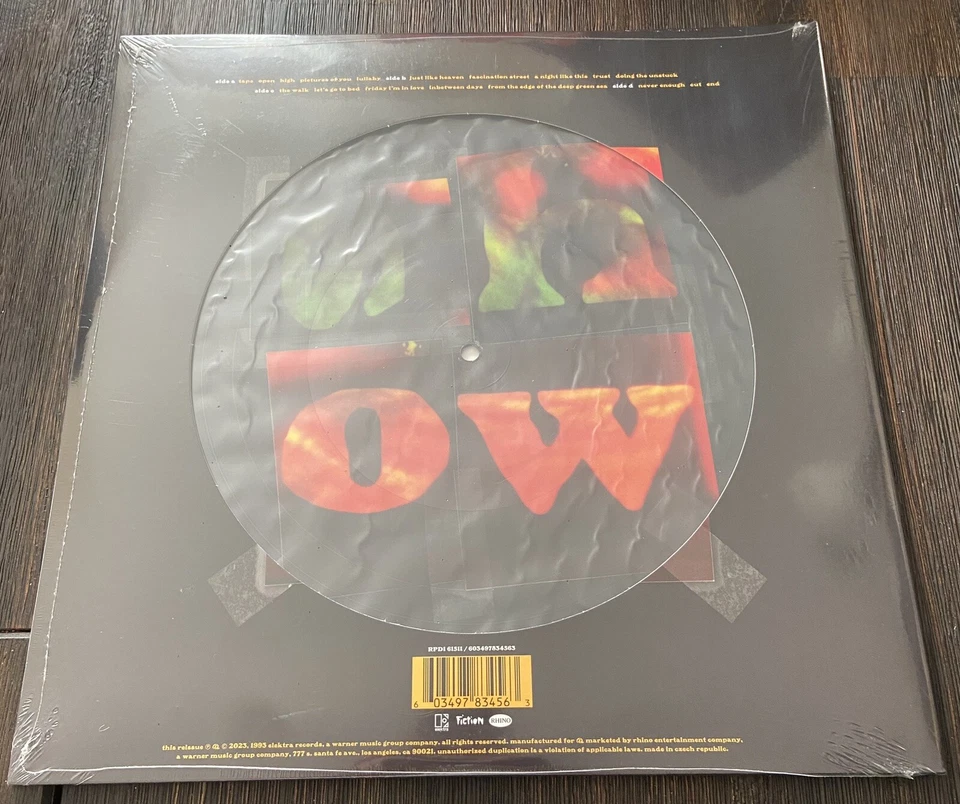 THE CURE - SHOW - RSD '23 VINYL PIC DISC 2LP - REMASTERED BY R. SMITH - NEW - Image 2 of 3