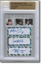 Matt Dominguez * Kevin Ahrens * TODD FRAZIER * Autograph Rookie Auto BGS #/25