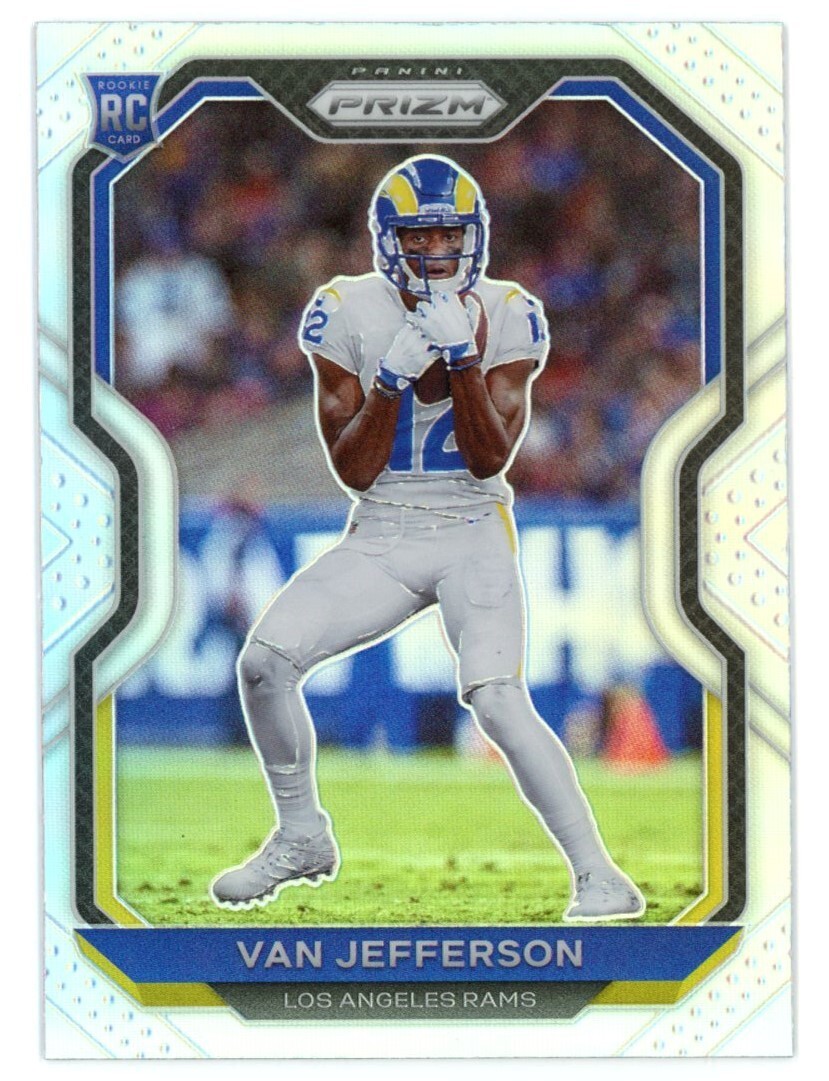 2020 Panini Prizm Rookie Silver Prizm Van Jefferson #377 Rookie RC