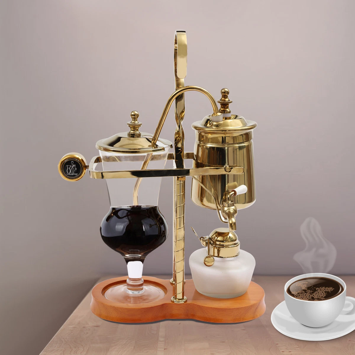 400ML Coffee Pot Teapot Belgian Siphon Coffee Tea Brewer Manual Coffee  Machine