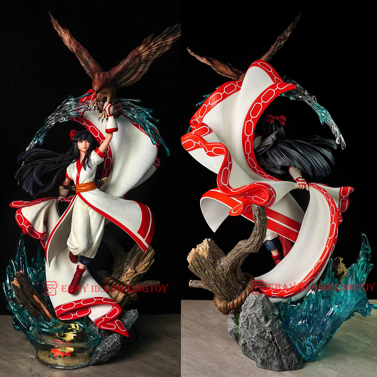 1/4 PIJI Studio Nakoruru SAMURAI SHODOWN Statue Model In