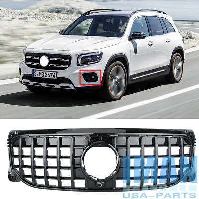 Black GT Style Grill Front Grille For Mercedes X247 W247 GLB250 2020-2022