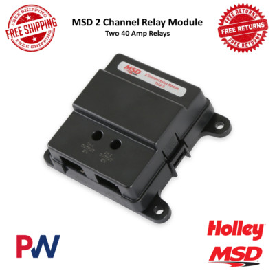 MSD 2 Channel Relay Module Independent 40A Outputs | 7V to 20V Supply #7566-2