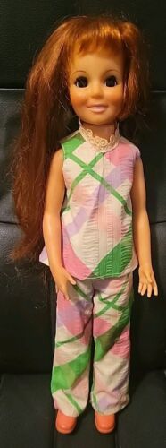 Ideal Crissy Growing Hair Doll 18" with Look Around Feature Diamond Pant Set