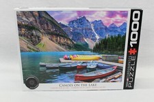 Eurographics Puzzle 1000 Pc pieces - Lake Louise Canoes on the Lake