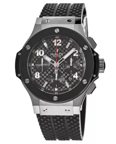 New Hublot Big Bang 44mm Black Chronograph Ceramic Men's Watch 301.SB.131.RX