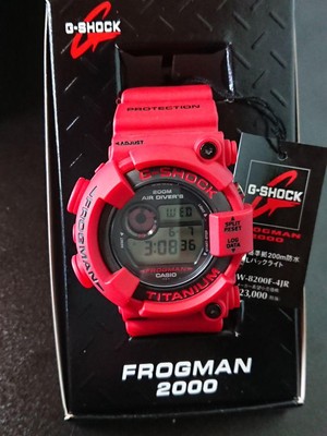 Casio G-shock Frogman DW-8200F-4JR DW-6900CK-3MJF Digital Red