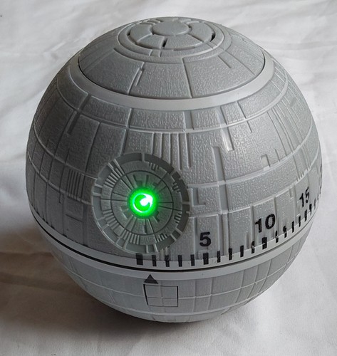 Star Wars DEATH STAR 60 Minute Kitchen Timer Emits Superlaser Light Sound - 第 1/4 張圖片