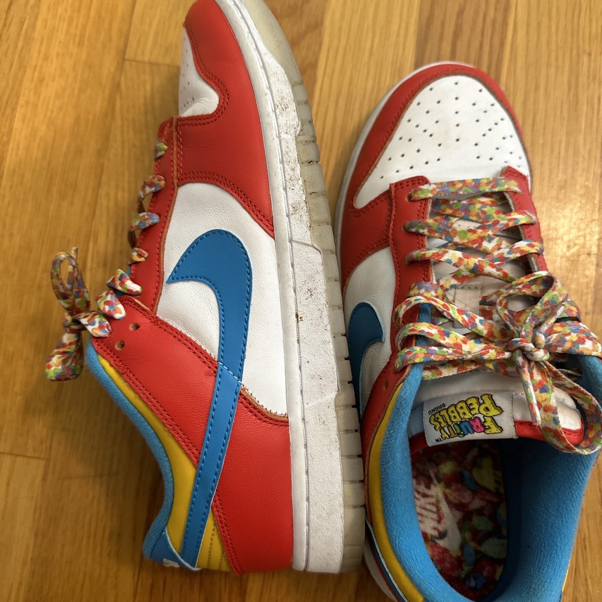 Nike Dunk Low x LeBron James x Fruity Pebbles US 8.5 | eBay