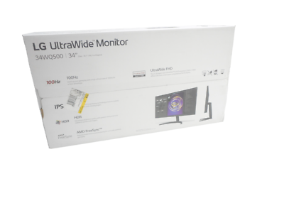 LG 34WQ500-B 34 inch Widescreen LCD Monitor for sale online | eBay