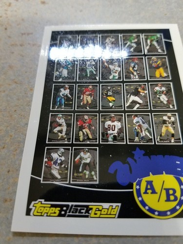 Jerry Rice Troy Aikman Randall Cunningham 1993 Topps Black Gold Winner A/B - Picture 2 of 7