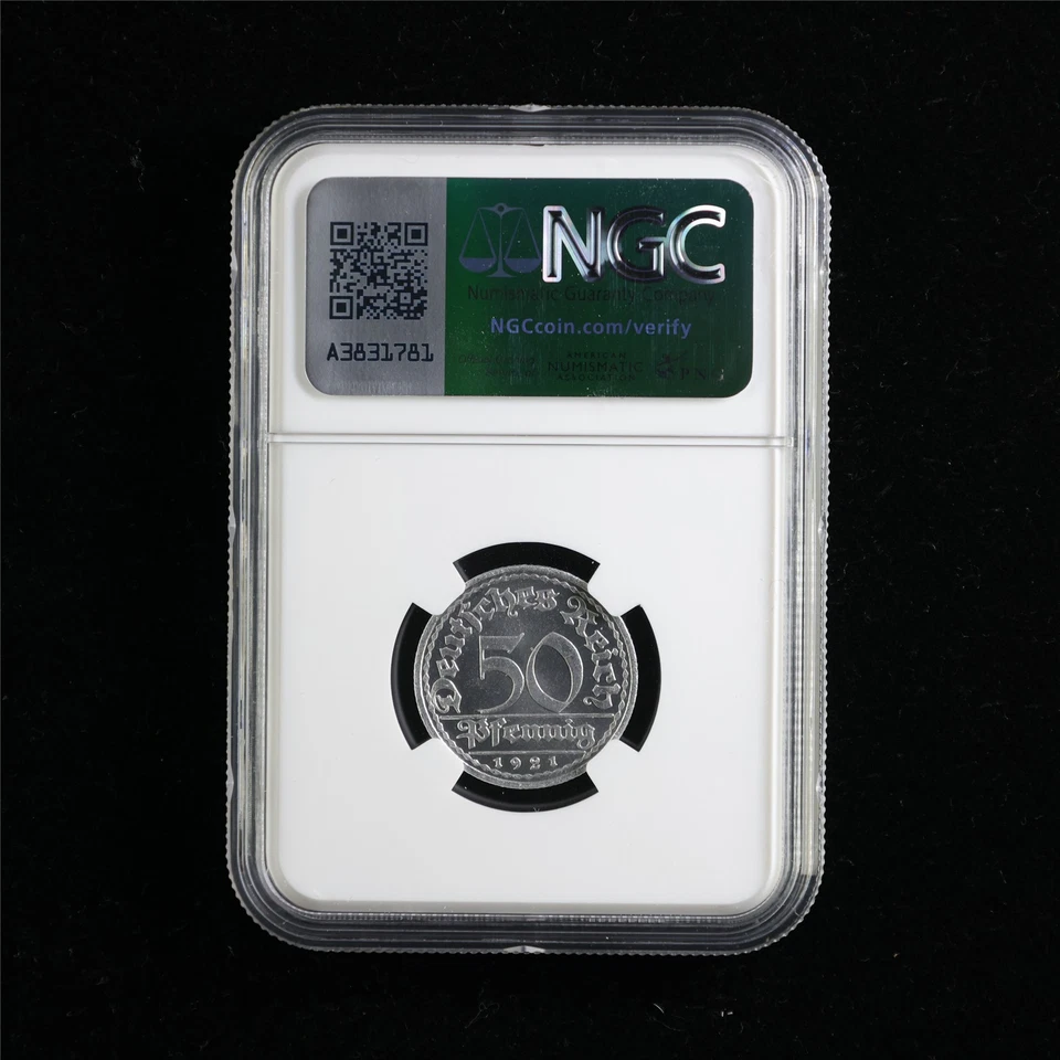 1921E GERMANY 50P NGC MS 66 - Image 3 of 4