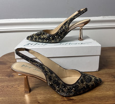 Betsey Johnson Clark Womens Heels Leopard Size 8