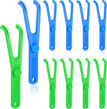 10 Pieces Dental Floss Holder Reusable Flosser Reusable Floss Handle Holder Flos