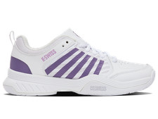Image of K-Swiss Court Express 2 Women's Tennis Shoes - White/Purple Haze/Lavender