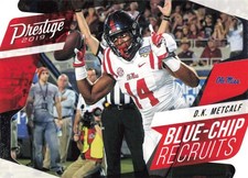 DK Metcalf 2019 Panini Prestige #BC-DM Ole Miss Rebels