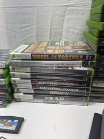 Video Game Lot of 50 Xbox Xbox 360 Nintendo Wii GameCube NES Gamboy Tested
