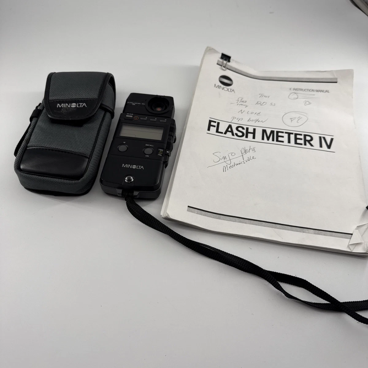 Minolta Flash Meter Iv for sale | eBay