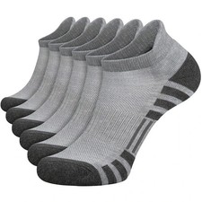 6 Pairs Men's Mesh Breathable Ankle Socks Low Cut Sports Trainer Casual USA