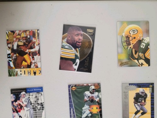 90s NFL HOFer/Insert Card Lot of 23: Emmitt Smith 23K Gold, Montana, Elway, Etc. - Picture 2 of 24